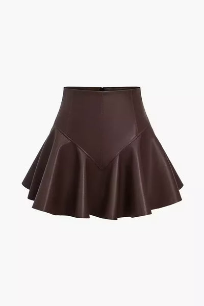 Leather skirt